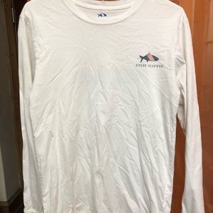 Fish hippie long sleeve tee